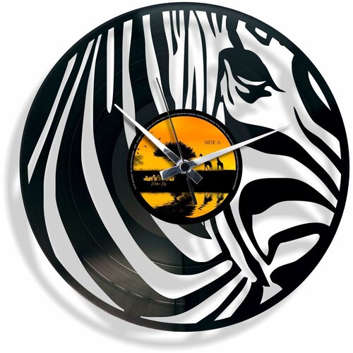  Stenska ura Disc'o'clock Zebra Cene