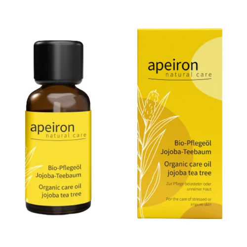 Apeiron Bio negovalno olje jojoba in čajevec