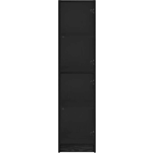  Kuhinjski ormarić Crni hrast 35 x 37 x 142 cm Konstruirano drvo Slike