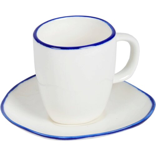 Tranquillo Skodelica za kavo s krožnikom Classic - 1 set Cene