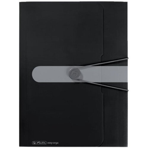 Herlitz Fascikla klapna s gumicom pp A4 11205986 crna Cene