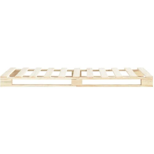 VidaXL Okvir za krevet od paleta od masivne borovine 90 x 200 cm Slike