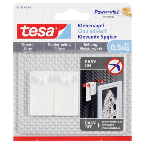 Tesa 1x2 Adhesive Nail (0,5 kg) for Wallpaper & Plaster 77772 Cijene