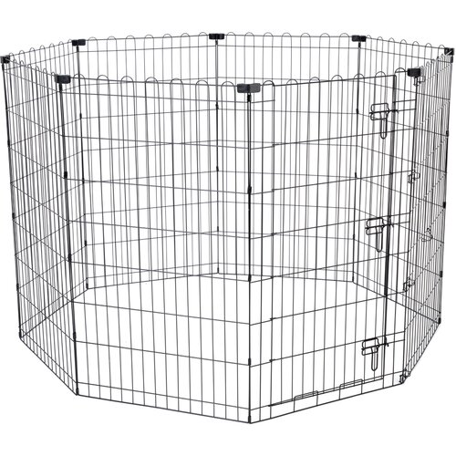 TIAKI visoka metalna ograda za štenad - 8 panela po Š 61 x V 106 cm Cijene
