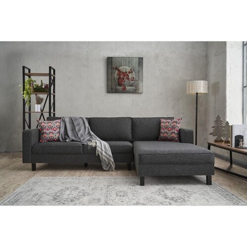  Ugaona garnitura Kale Linen Right Anthracite Cene