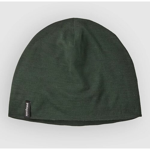 Patagonia Overlook Merino Wool Liner Kapa treeline green Slike