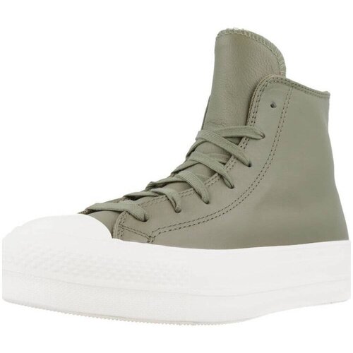 Converse Modne superge CHUCK TAYLOR ALL STAR LIFT HI Zelena Slike