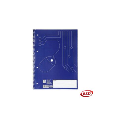 Spiralni blok A4, 80 L Slike