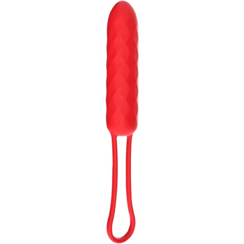Vibeconnect Faith - &amp;scaron;tapni vibrator na baterije, vodootporan (crveni) Slike