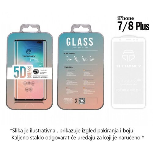  Kaljeno staklo Full Cover 5D za iPhone 7/8 Plus Cijene
