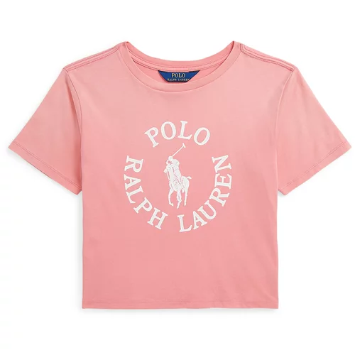 Polo Ralph Lauren Majica svijetloroza / bijela