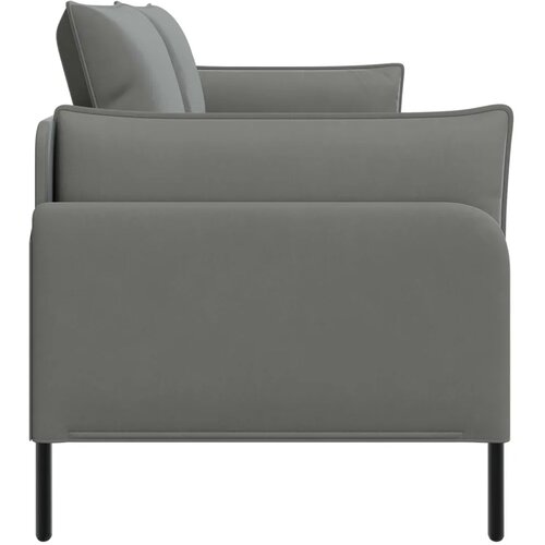 SOFA za 3 osobe 3-sjedalo Tamnosiva 222 x 81 x 89 cm Bar&amp;scaron;un - Tamnosiva 180 cm Slike