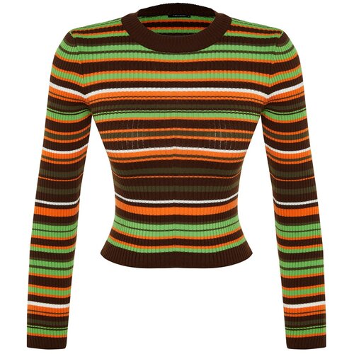 Trendyol Sweater - Brown - Slim fit Slike