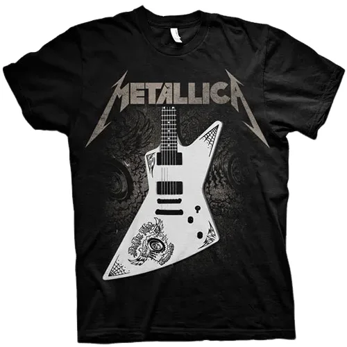 Metallica Majica Papa Het Guitar Unisex Black XL