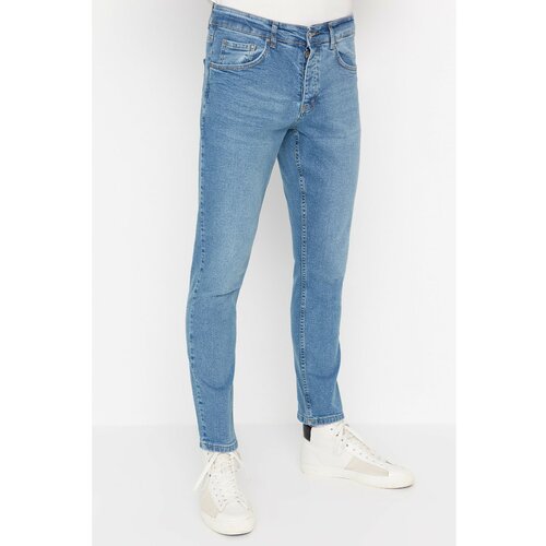 Trendyol Men's Blue Slim Fit Jeans Slike