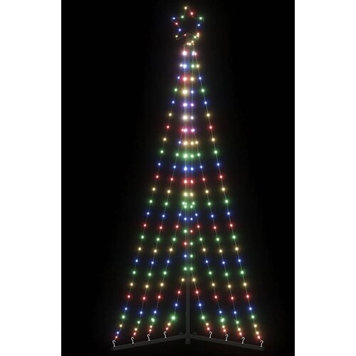 vidaXL Lučke za novoletno jelko 339 LED diod barvita 187 cm Cene