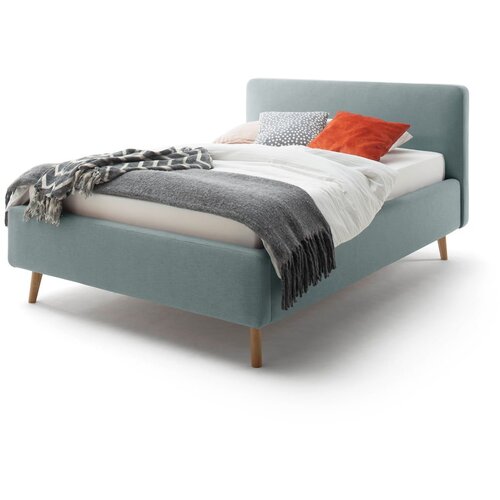 Meise M&amp;ouml;bel Plavi/sivi tapecirani krevet bez podnice 120x200 cm Mattis &amp;ndash; Slike