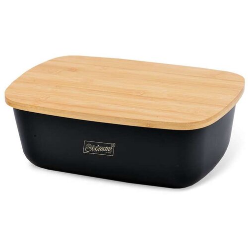 Maestro Škatla za kruh MR-1776-BLACK, (21384413) Cene