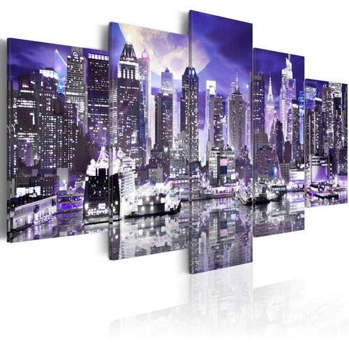  Slika - Moonlit night in New York City 200x100 Cijene