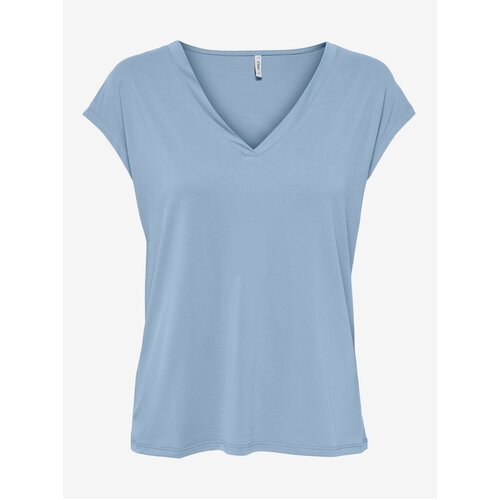 Only Light blue womens basic T-shirt Free - Women Slike