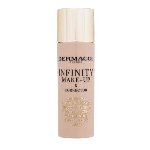 Dermacol Infinity Make-Up & Corrector visoko prekriven puder in korektor 2v1 20 g Odtenek 04 bronze Cene