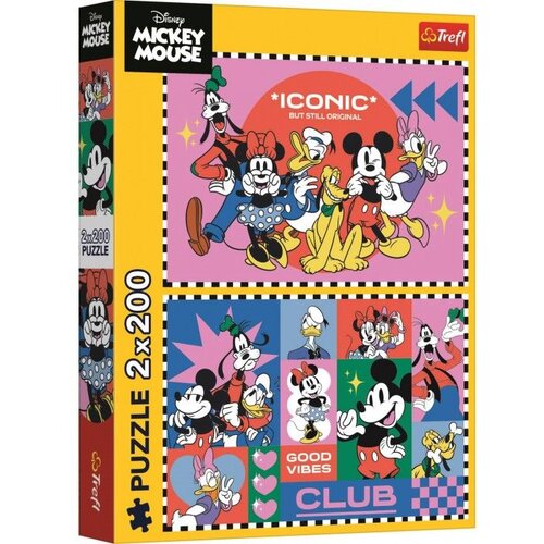 Trefl Puzzle Disney Vreme sa prijateljima - 2x200 delova Slike
