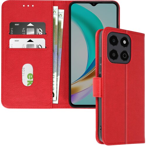 AVIZAR Ohišje za Honor X6b Clapet Wallet and Video Holder, Rdeča, (5000014037) Cene