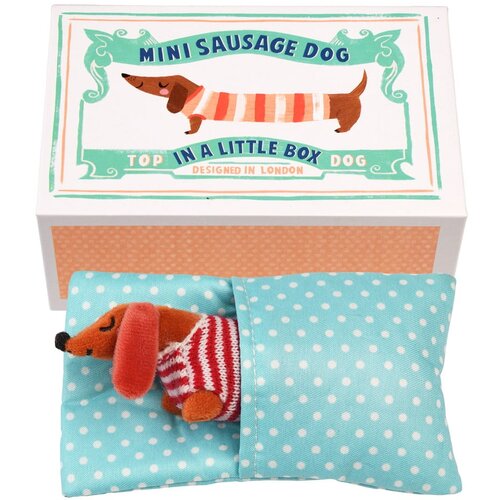 Rex London Plišana igračka Mini Sausage Dog in a Little Box – Cijene