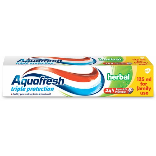 Aquafresh pasta za zube Herbal 125ml Slike
