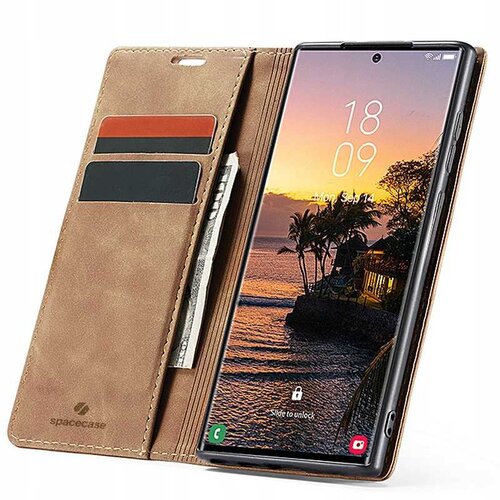 Spacecase OVITEK WALLET ZA SAMSUNG GALAXY S24 ULTRA CASE RJAVA, (21967551) Cene