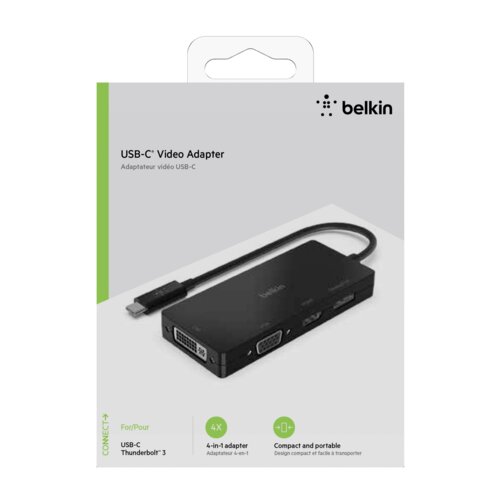 Belkin USB-C to HDMI /VGA /DisplayPort-Adapter AVC003btBK Slike