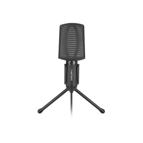asp, condenser microphone w/tripod, 3.5mm black Slike