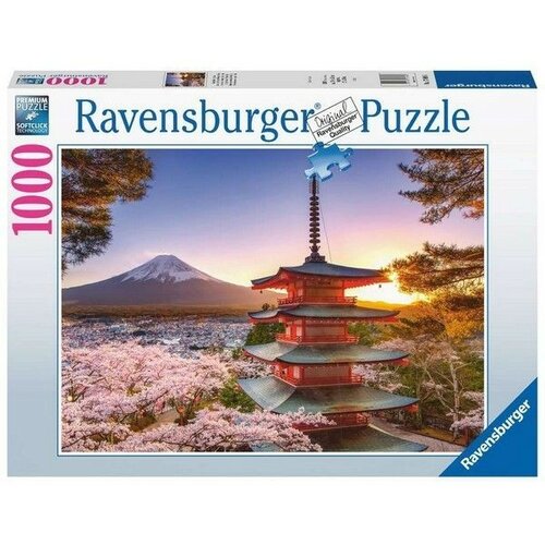 Ravensburger puzzle (slagalice) – Planina Fudži i cvet višnje Slike