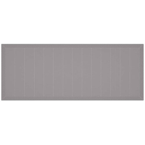  Stol za vrt Svjetlosiva 250 x 100 x 73 cm poliratan Slike