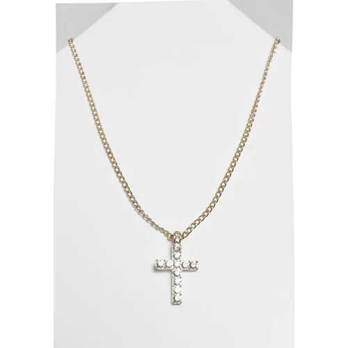 Urban Classics Accessoires Gold necklace with diamond cross