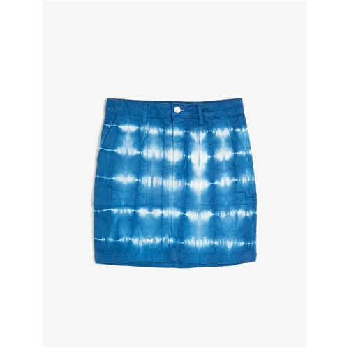 Koton Tie-Up Look Mini Jean Skirt