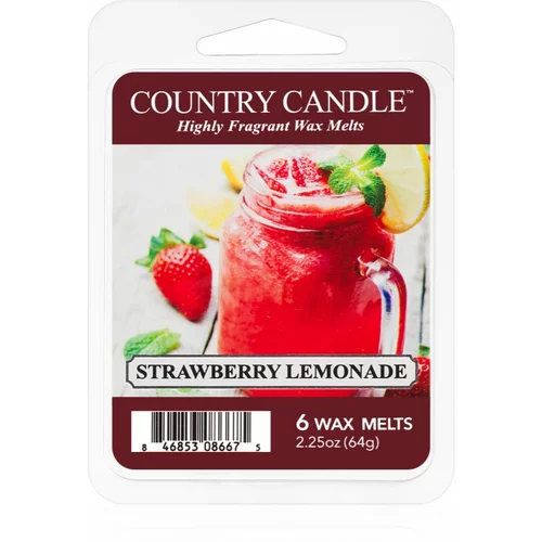 Country Candle Strawberry Lemonade vosek za aroma lučko 64 g