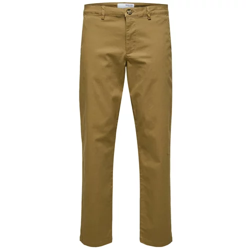 Selected Homme Chino hlače 'New Miles' rjava