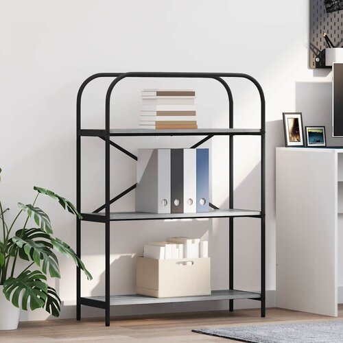  Polica Siva Sonoma 80 x 30 x 109 cm Konstruirano drvo Cene