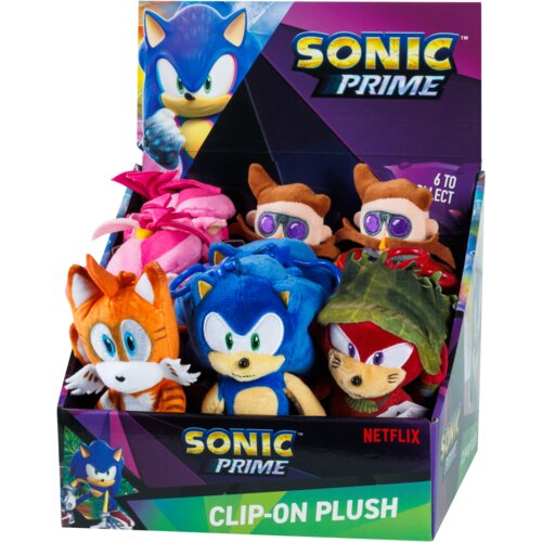 Sonic P.M.I. SONIC PRIME- PLI&Scaron;ASTI LIK NA SPONKI 15CM RAZLIČNI Cene