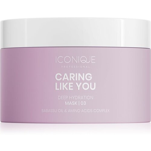 ICONIQUE Professional CARING LIKE YOU Deep Hydration Mask 200ml globinsko vlažilna maska za suhe in poškodovane lase 200 ml Cene