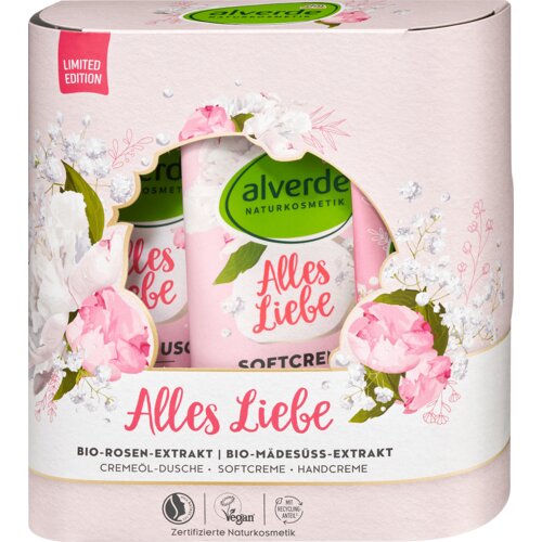 Alverde Naturkosmetik Alles Liebe poklon set 1 kom Cene