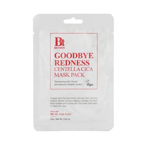 Benton Goodbye Redness Cica Mask Pack maska za lice 23 g unisex Cijene
