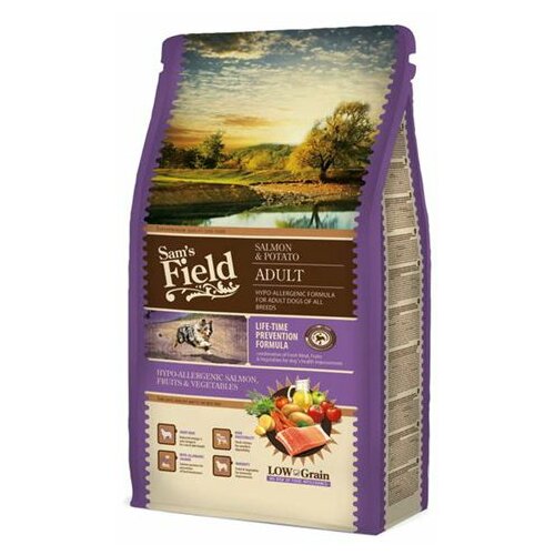 Sams Field hrana za pse Adult Grain Free - All Size - losos i haringa - 2,5kg Cene