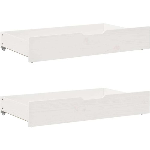 VidaXL Dnevni krevet s ladicama bez madraca 90x200 cm masivno drvo Slike