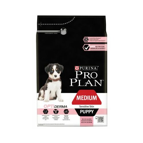 Purina pro plan hrana za pse puppy medium sensitive skin - losos 12kg Cene