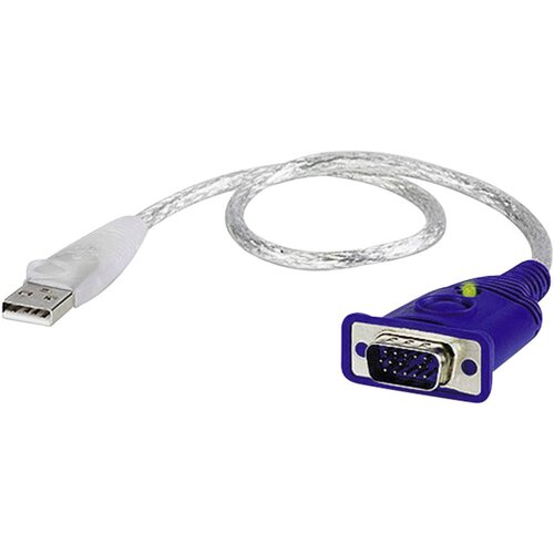 Aten 2A-130G VGA / USB adapter [1x mo&scaron;ki konektor VGA - 1x mo&scaron;ki konektor USB 2.0 tipa A] transparentna 0.35 m, (20430025) Cene
