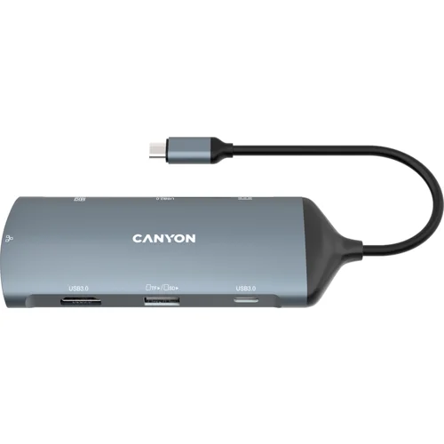 Canyon hub DS-15 8in1 4k USB-C Dark Grey