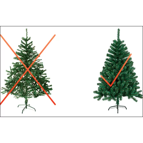 Premium Umetno božično košato drevo 90cm - bela