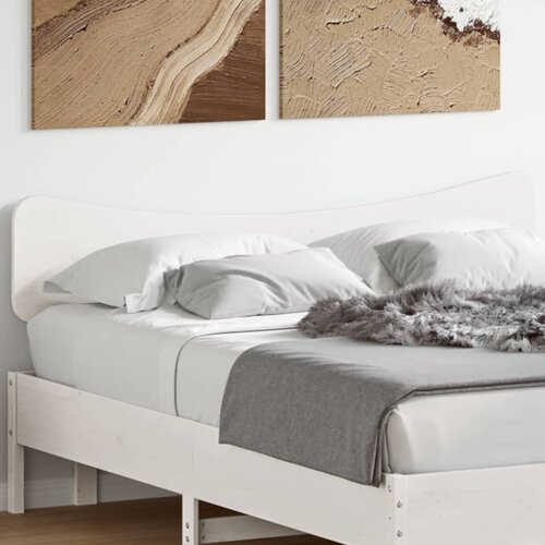 vidaXL Vzglavje bela 150 cm trdna borovina Cene